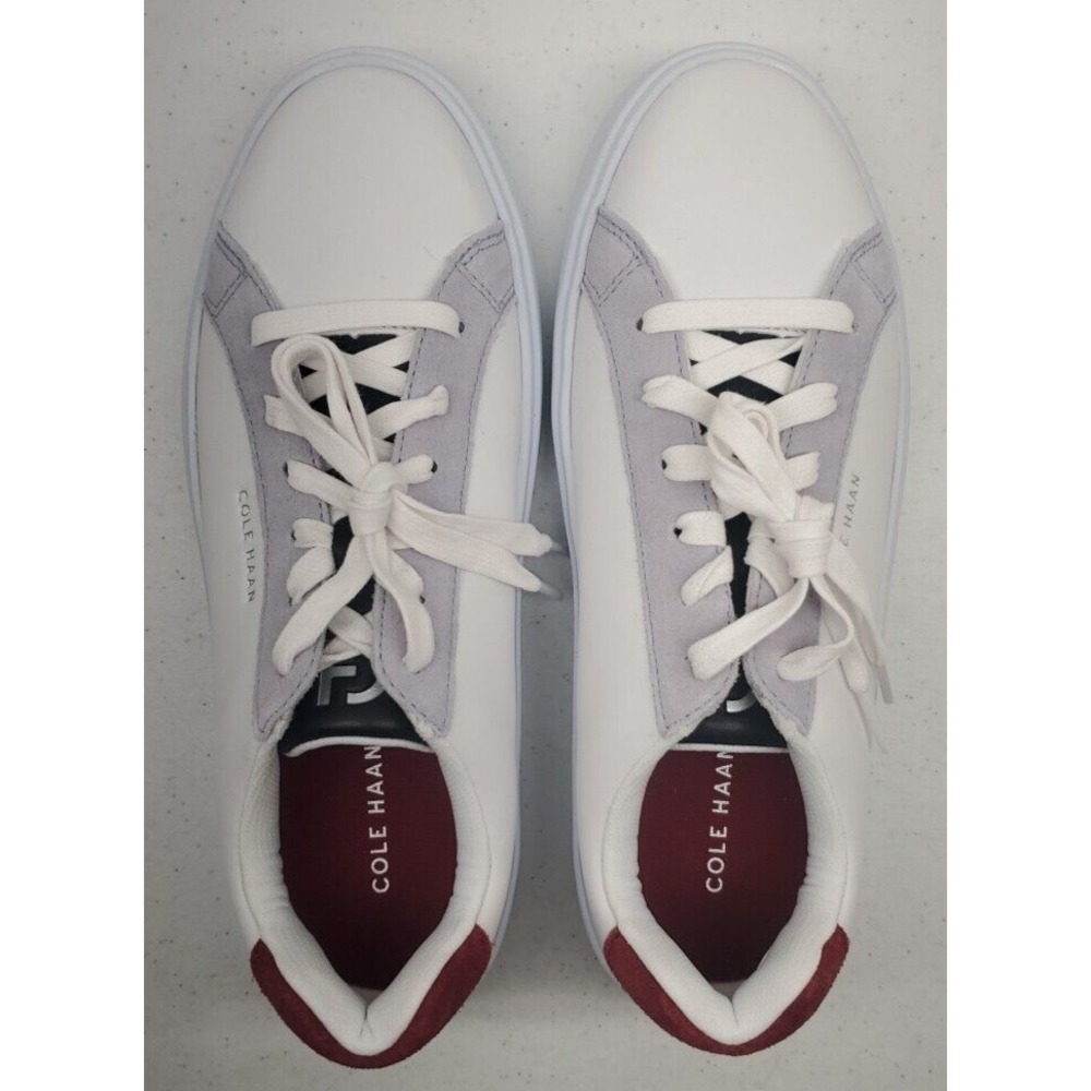 Cole Haan Women's GC Daily Lace Up Sneakers Sz 7B Ivory/Syrah W29127 New! - Picture 6 of 10